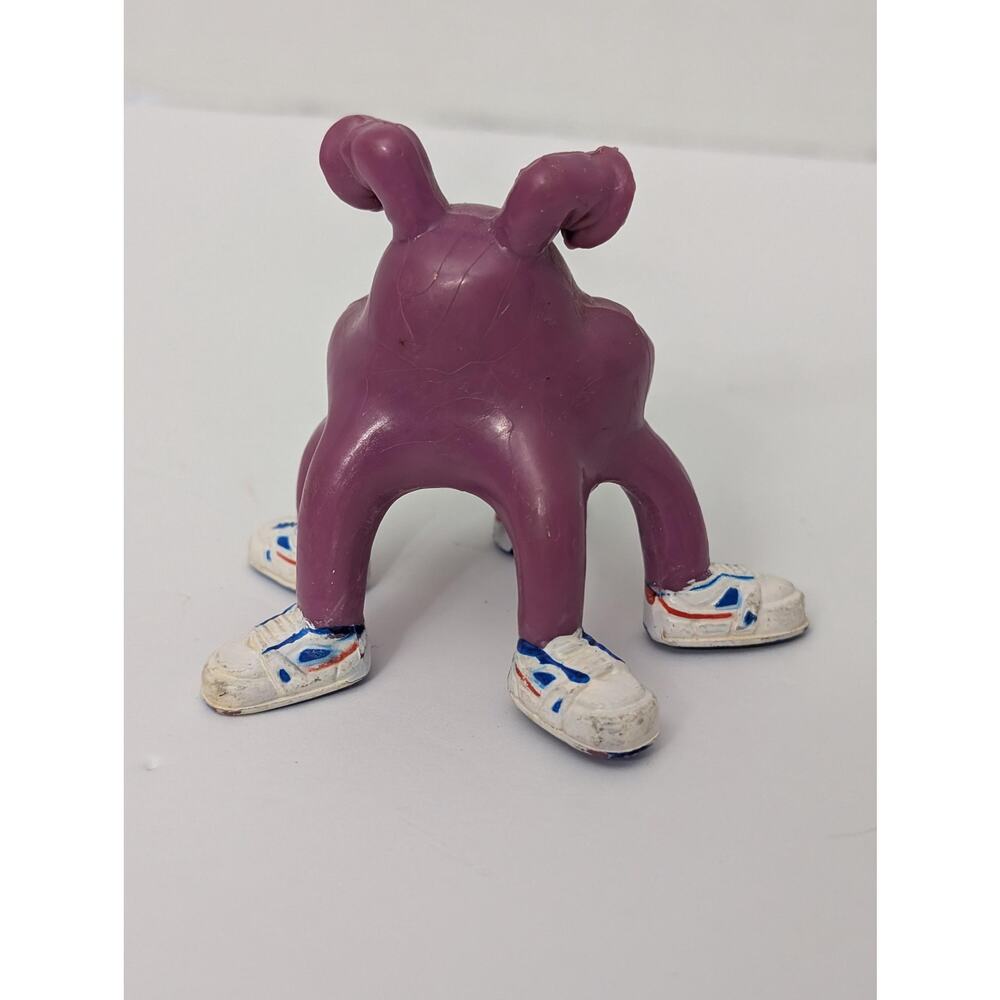 Vintage 1980s Keds Purple Alien Monster Promotional Figure Rare PVC Toy - Picture 3 of 7